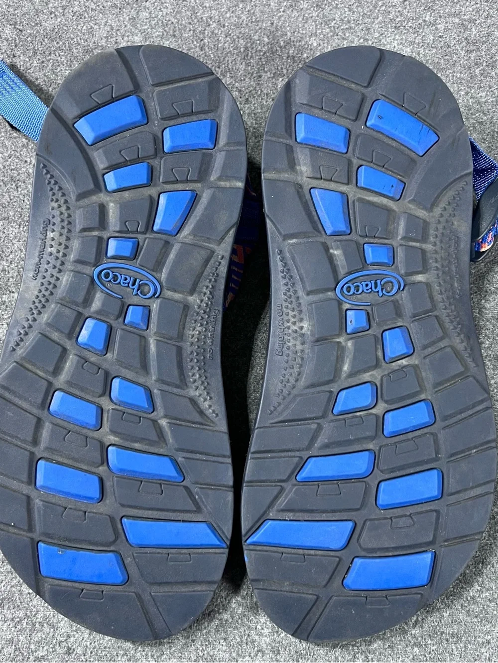 CHACO ZX/1 EcoTread Barrez Royal Canvas Water Sport Sandals Youth Size 5